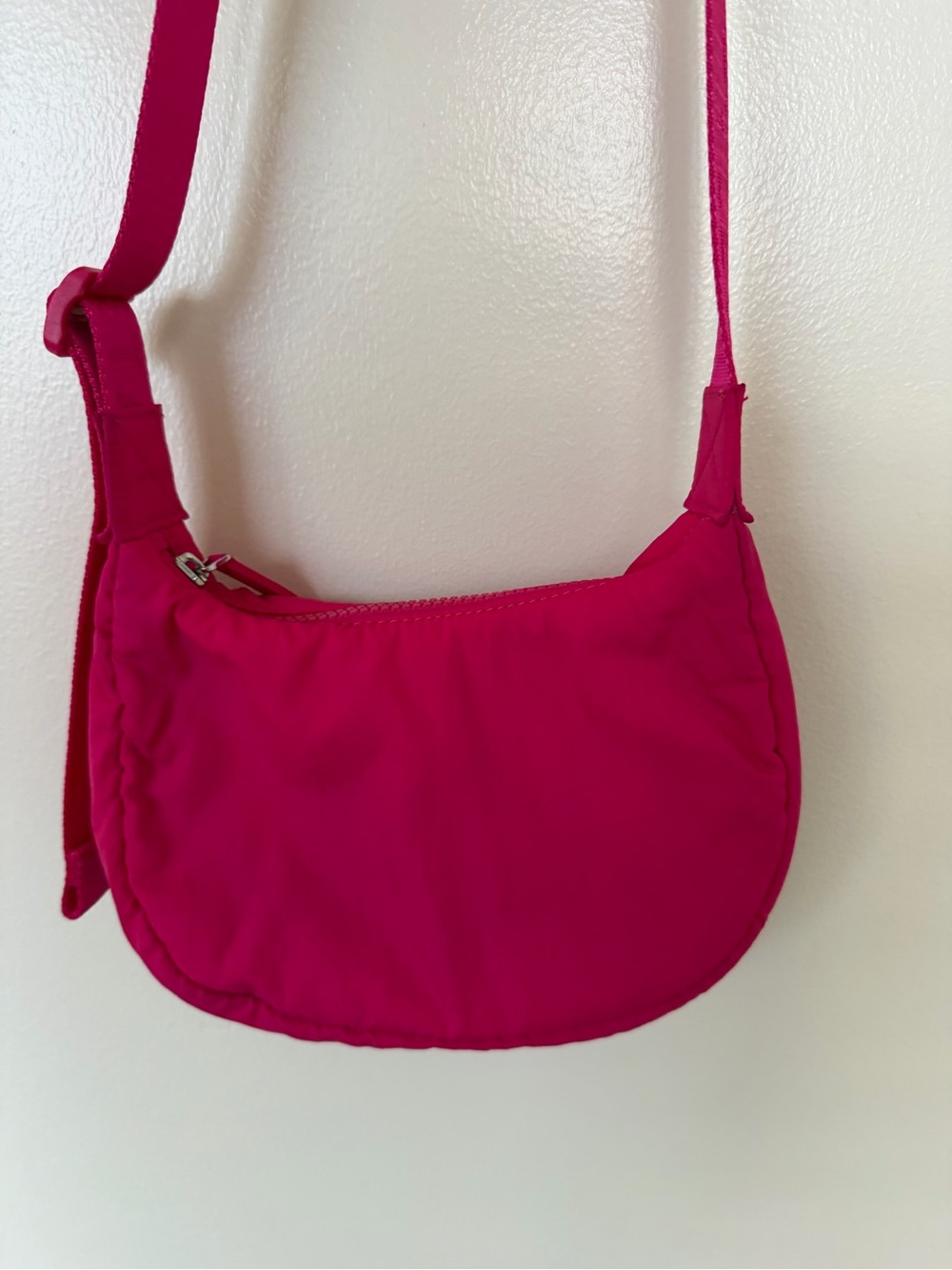 ATHLETA All About Mini Crescent Bag in Dahlia